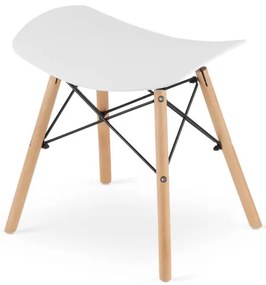 Taburetka KORFU - biela (1ks)