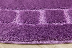Kúpeľňový koberček Ocean fialový ovál