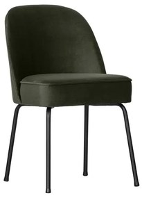 Tmavozelené zamatové jedálenské stoličky v súprave 2 ks Vogue – WOOOD