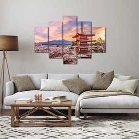Obraz - Fudži, Japonsko (150x105 cm)
