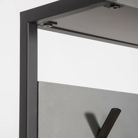 Vešiak s botníkom Nomad Anthracite and Black