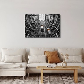 Obraz výťahu v budove (90x60 cm)