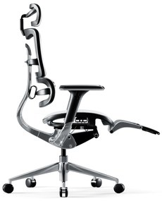 Ergonomické kreslo Diablo V-Master, čierno-biele