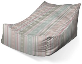 Sablio Sedací vak Lounge Pruhy a bodky - 80 x 95 x 50 cm