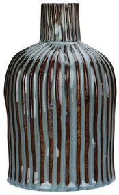 Porcelánová váza Stripes Grey 11,5x11,5x19 cm