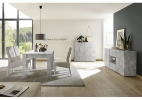 Komoda SERIAN šedý betón