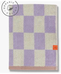 Svetložlto-fialová osuška z bio bavlny 70x133 cm Retro - Mette Ditmer Denmark