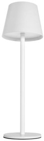 Toolight Toolight, dotyková LED nočná stolná lampa 5W, 3 farby svetla, USB napájanie, APP1370-T WHITE, biela, OSW-08634