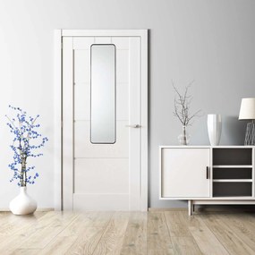 Zrkadlo Reflex, čierna