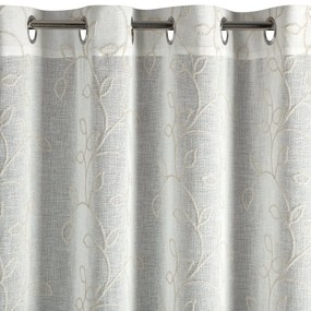 ZÁVES NA KRÚŽKOCH ILENA 140X250 CM VZOROVANÁ