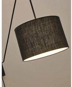 Čierne nástenné svietidlo ø 25 cm Jex – Kave Home