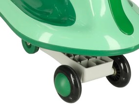 KIK LED Swing FIX S2 gravitačná kolobežka s LED kolesami, zelená