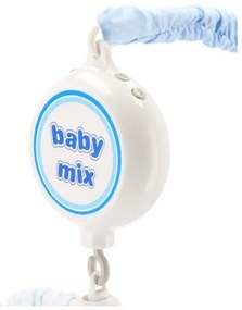 BABY MIX Elektronický kolotoč nad postieľku Baby Mix Losy a medvedíky s melódiami