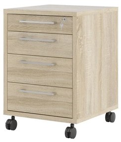 Uzamykateľná skrinka v dekore duba v prírodnej farbe 48x68 cm Prima – Tvilum