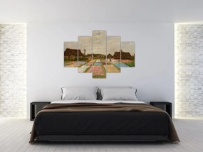 Obraz - Vincent van Gogh, Flower Beds in Holland, reprodukcia (150x105 cm)