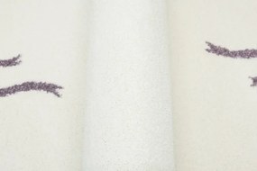 Koberec Lima M181B krémový / fialový