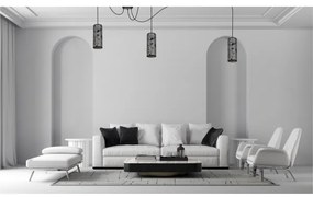 Luster na lanku AVALO 3xE27/60W/230V pavúk šedá/čierna