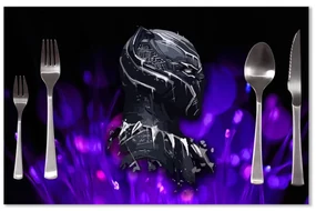 Sablio Prestieranie BLACK PANTHER Fialová luminiscencia: 40x30cm