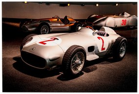 Automotive Race sklenený obraz 120x80 cm