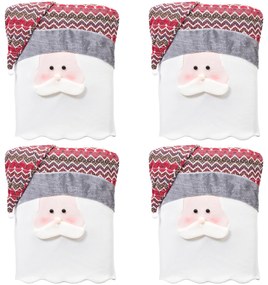 Tutumi Tutumi, poťah na operadlo stoličky Santa Claus YX22020 4 ks, CHR-00689