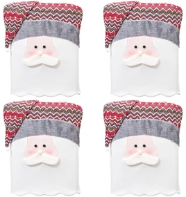 Tutumi Tutumi, poťah na operadlo stoličky Santa Claus YX22020 4 ks, CHR-00689
