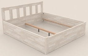 Posteľ s úložným priestorom Tema Box 180x200 cm, bielený buk