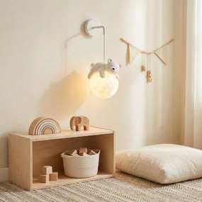 Toolight Toolight, NÁSTENNÁ LAMPA NÁSTENNÉ SVIETIDLO WHITE BEAR G161-1W, OSW-07800