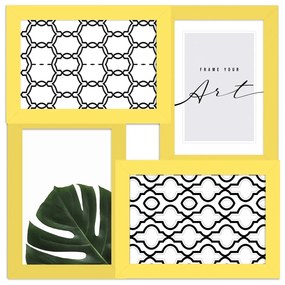 Žltý rámček na stenu 27x27 cm – knor