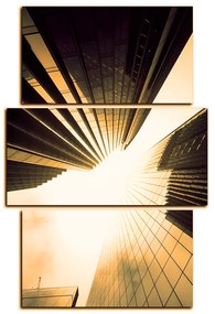 Obraz na plátne - Perspektíva mrakodrapu - obdĺžnik 7252FC (105x70 cm)