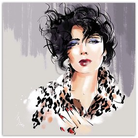 Gario Obraz na plátne Ženská retro móda, 80. roky - Irina Sadykova Rozmery: 60 x 60 cm