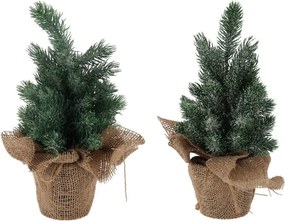 Vianočna dekorácia Zasnežený stromček, 30 cm