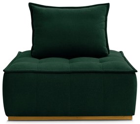 Tmavozelené ženilkové kreslo Elisa – Bobochic Paris