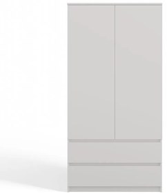 Šatníková skriňa Musecalo 1 (biela). Akcia -21%. Vlastná spoľahlivá doprava až k Vám domov. 1132725
