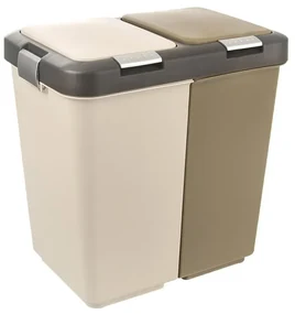 Odpadkový kôš na triedený odpad Dust 2x10 l