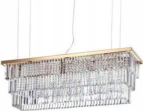 Závesný luster Ideal Lux Martinez SP8 E14 8x40W zlatý 103cm