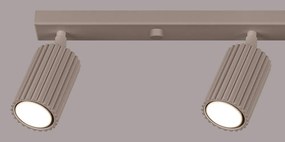 Taupe kovové bodové svietidlo 6,5x81 cm Gleam – Sollux