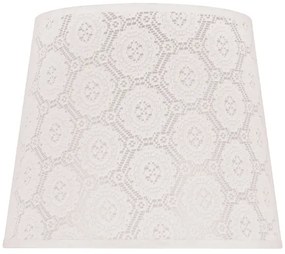 Duolla - Tienidlo k stolný lampě CLASSIC M E27 pr. 24 cm biela