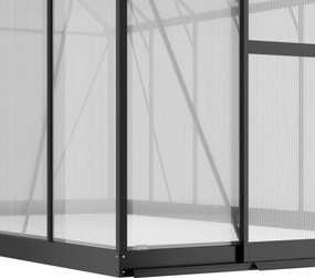 Skleník 210 x 183 x 360 cm, zosilnená konštrukcia, polykarbonát 6 mm
