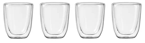 Pohár BASIC Glas Double Wall 250 ml - set 4 ks - 321237
