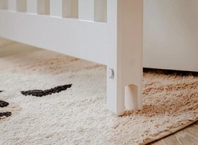 Detská posteľ z masívu borovice GANDALF so šuplíkmi - 200x90 cm - ŠEDÁ