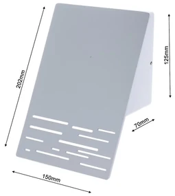 Exteriérové nástenné LED svietidlo Line, 1x LED 10w, biele