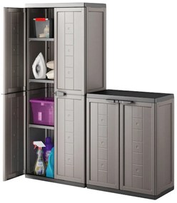 KIS Set skríň JOLLY vysoká + nízka šedá