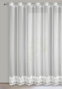 ZÁCLONA NA KRÚŽKOCH TALIA 350X250 CM VZOROVANÁ