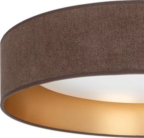 Brilagi-LED stmievateľné svietidlo VELVET SM. 36W/230V 3000-6000K pr. 55 cm hnedá/zlatá WT+DO