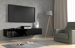 TV stolík/skrinka Banksy 180 (čierna). Akcia -19%. Vlastná spoľahlivá doprava až k Vám domov. 1124902