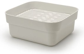 Svetlosivá plastová misa na riad s odkvapkávačom SinkSide – Brabantia