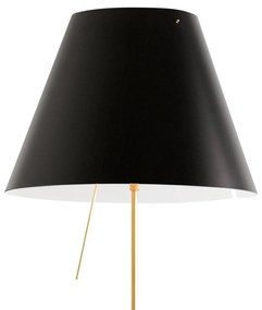 Luceplan Costanza stojaca lampa D13t mosadz/čierna