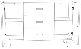Komoda Viscon 2D3S