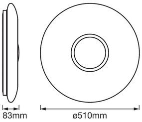 Ledvance - LED Stmievateľné stropné svietidlo SMART+ KITE LED/32W/230V Wi-Fi
