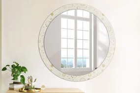 Okrúhle ozdobné zrkadlo na stenu Mystický ezoterický vzor fi 90 cm